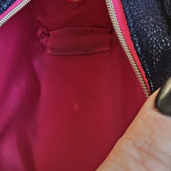 Bvlgari navy blue little bag - Picture 5 of 9